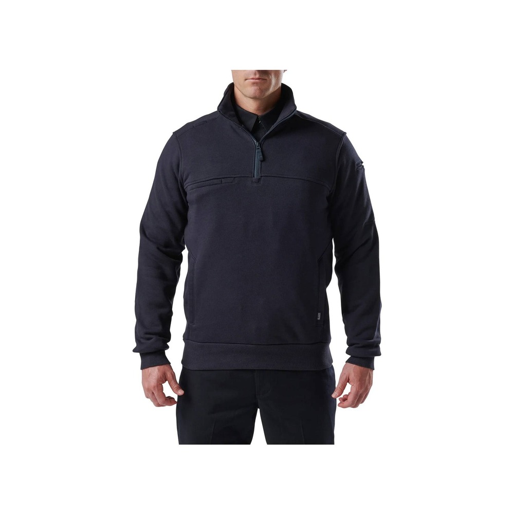 5.11 Tactical Job Shirt Quarter Zip 2.0 Fire Navy Size Large Regular New W/ Tags